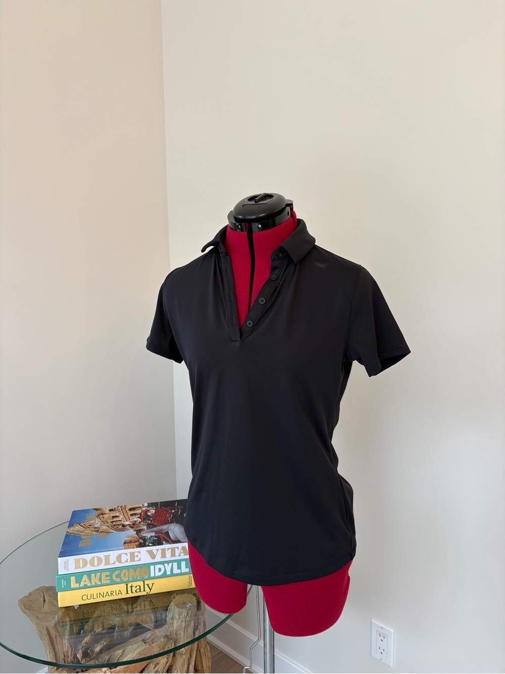 Under Armour Black Short Sleeve Polo Top